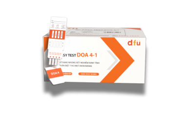 dfu EASY TEST DOA 4-1 - Khay thử dạng nhúng xét nghiệm định tính phân biệt THC/MET/MOR/MDMA